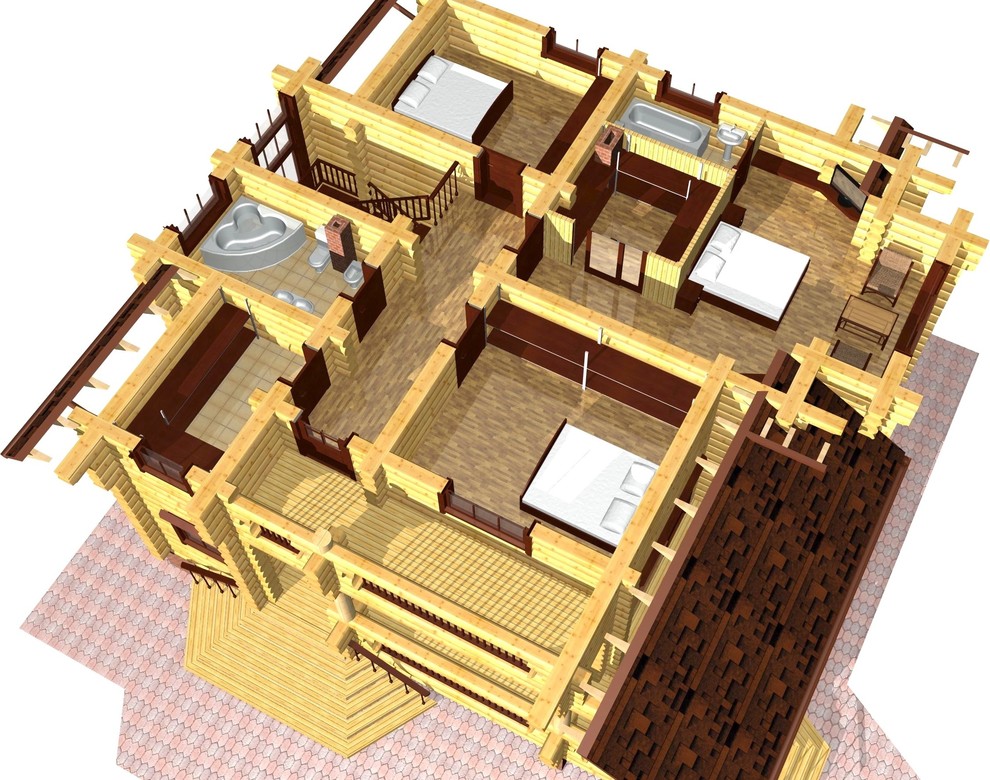 Log House