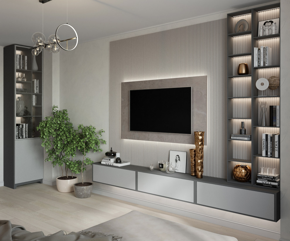 Гостиная в ЖК Гранд комфорт