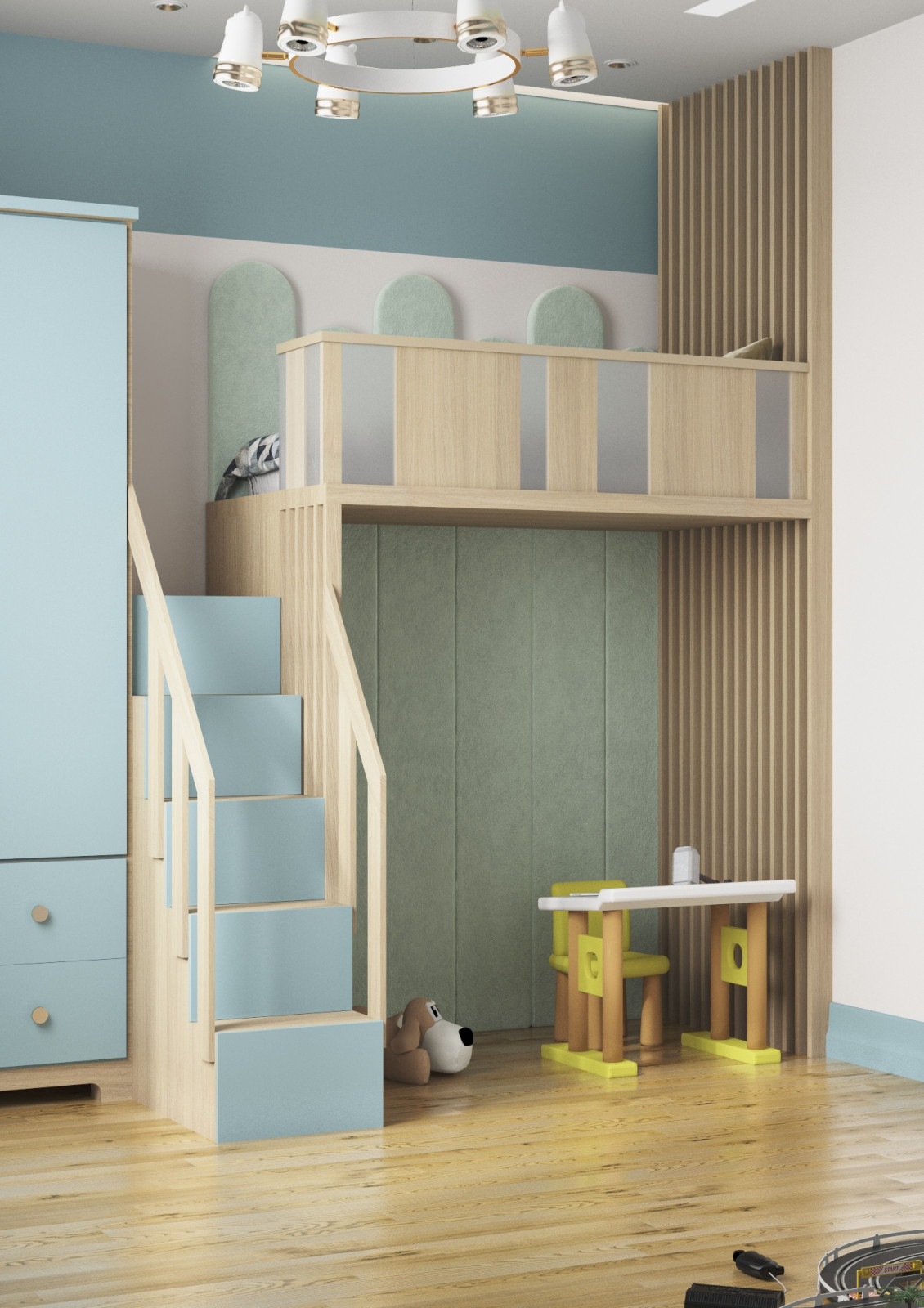 Проект 3-х комнатной квартиры для семьи с 3мя детьми в ЖК Ультра Сити