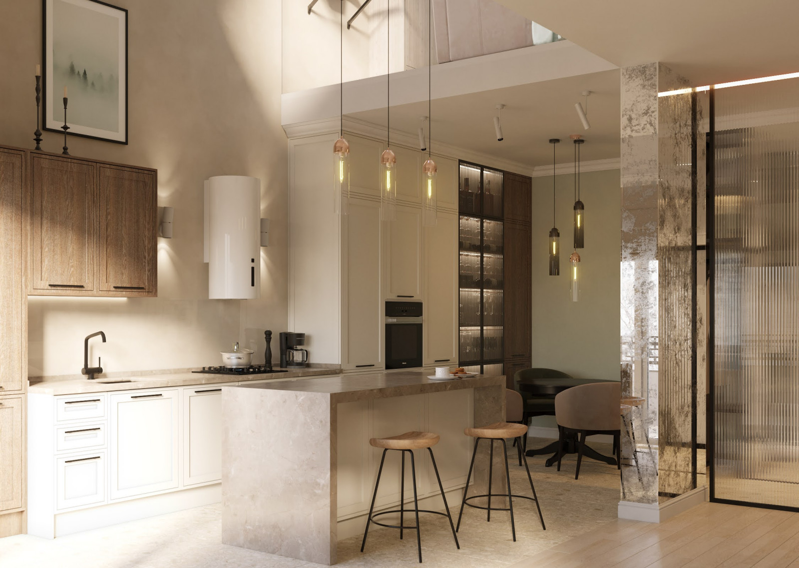 Кухня с островом