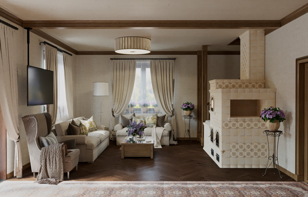 Гостиная в частном доме. Волоколамский район