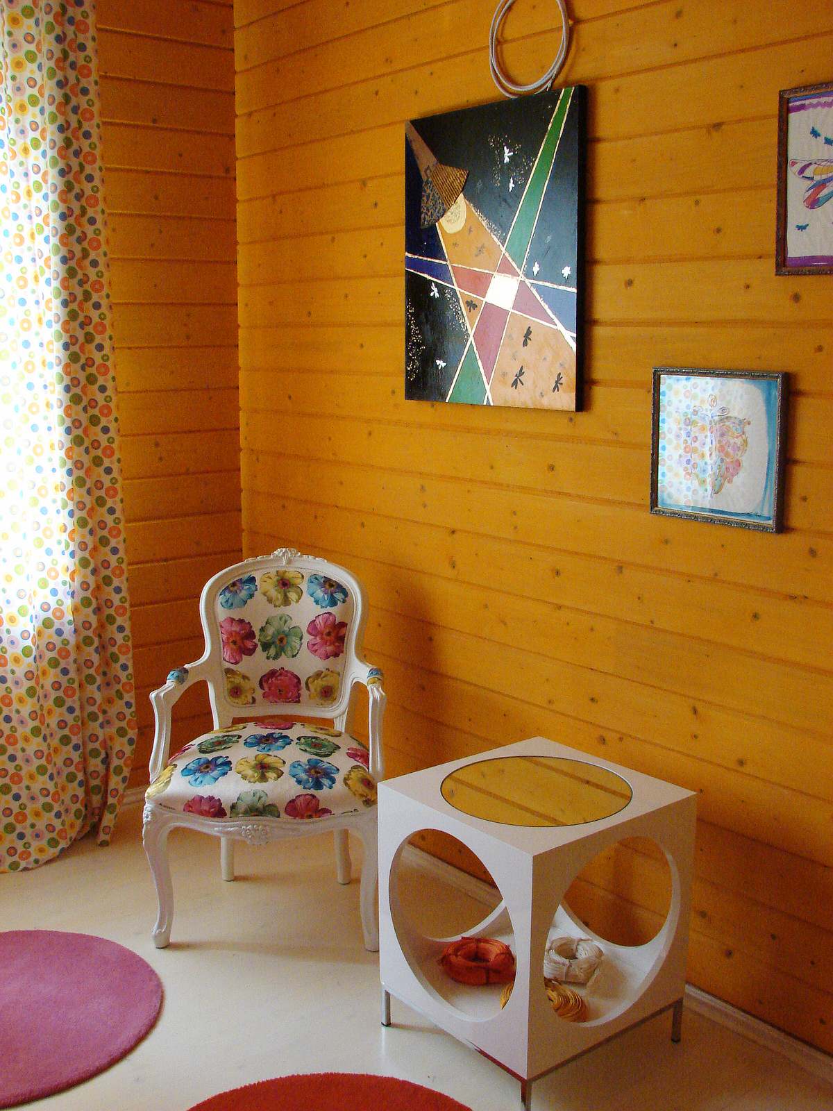 Обложка проекта: Дом из клееного бруса в стиле шебби-шик