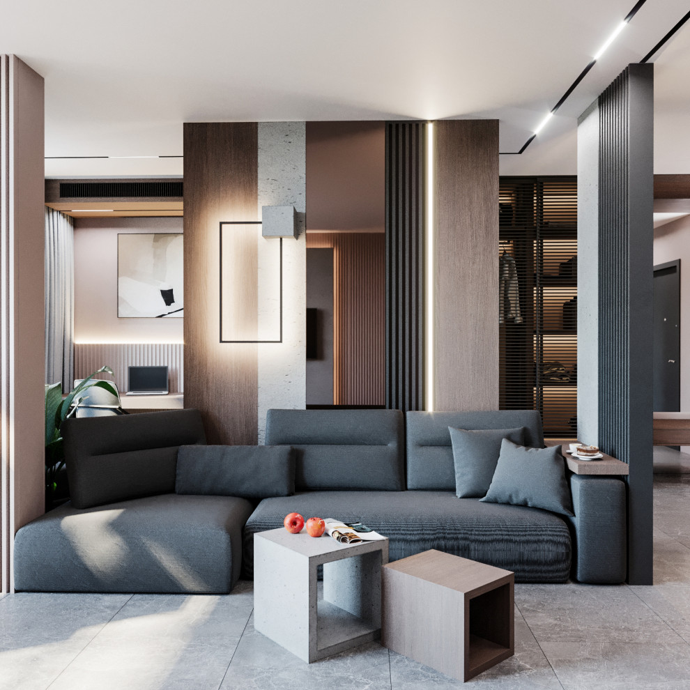 Квартира 80 м2 в современном стиле