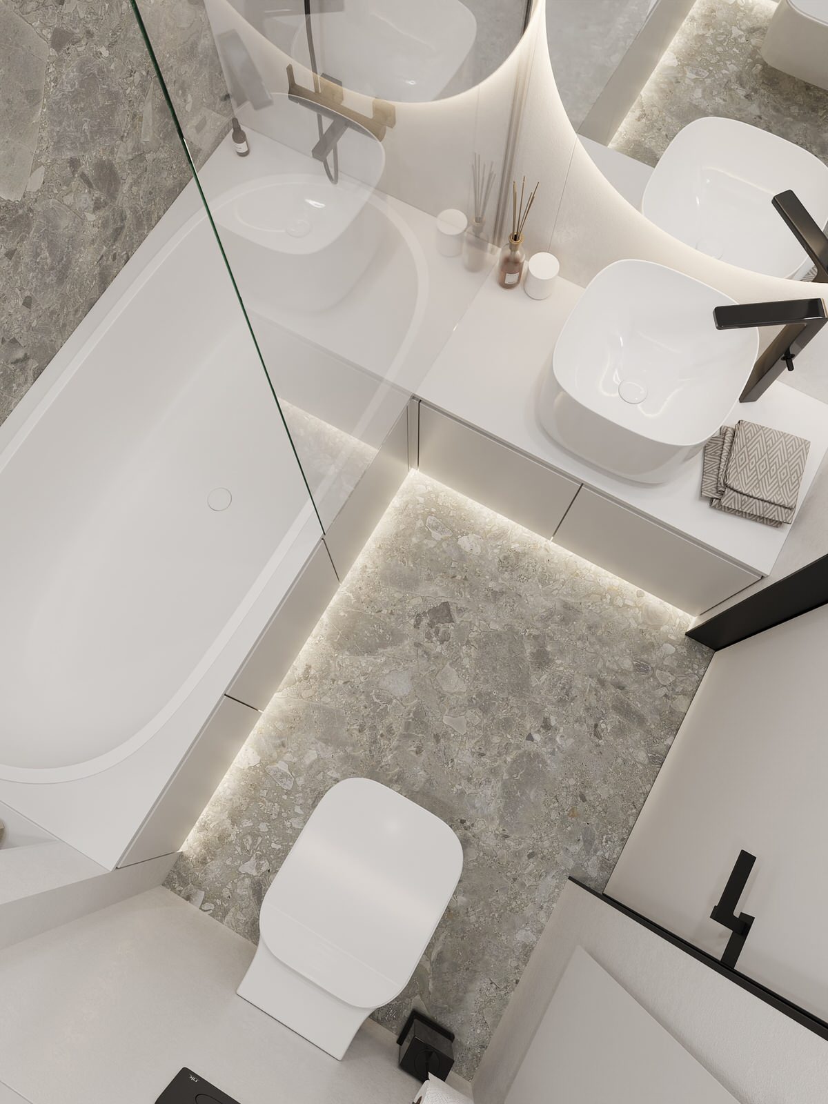 Дизайн трёхкомнатной квартиры в ЖК "Дом на Зелейной | Санкт-Петербург | Россия |