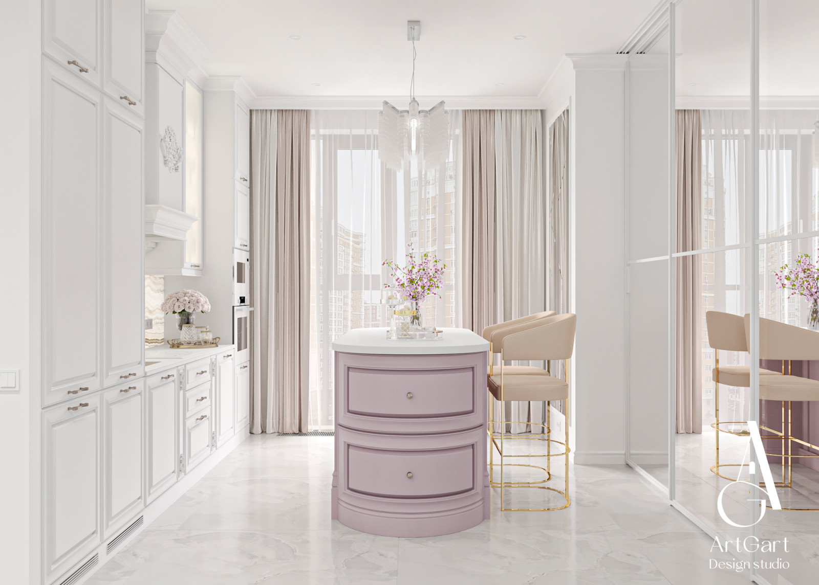 Дизайн квартиры в ЖК  Spires