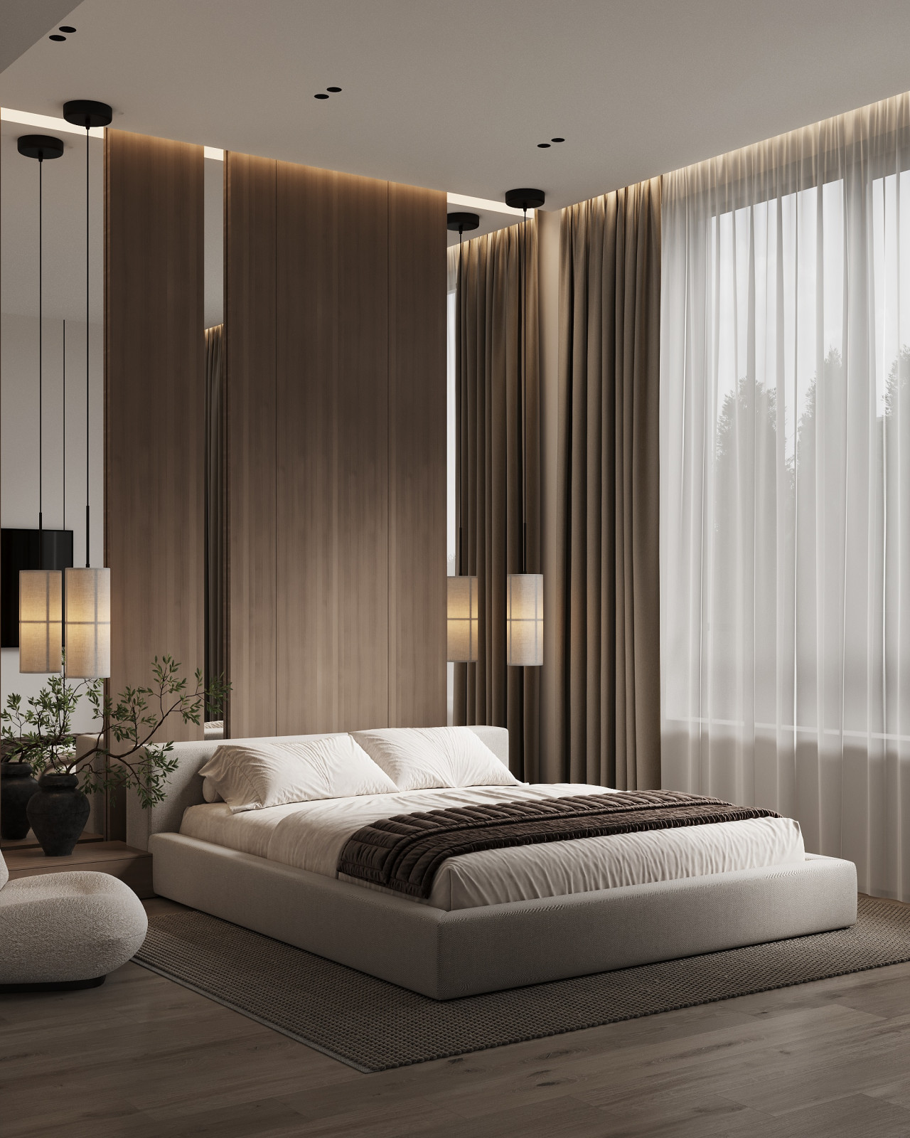 Проект интерьера для загородного дома в Липецке