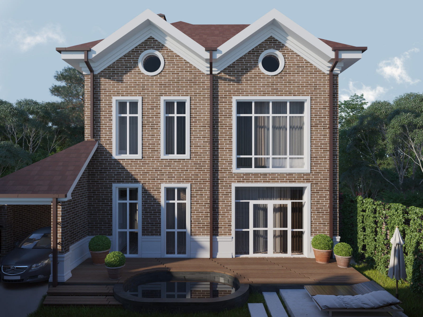 Обложка проекта: Дом в английском стиле