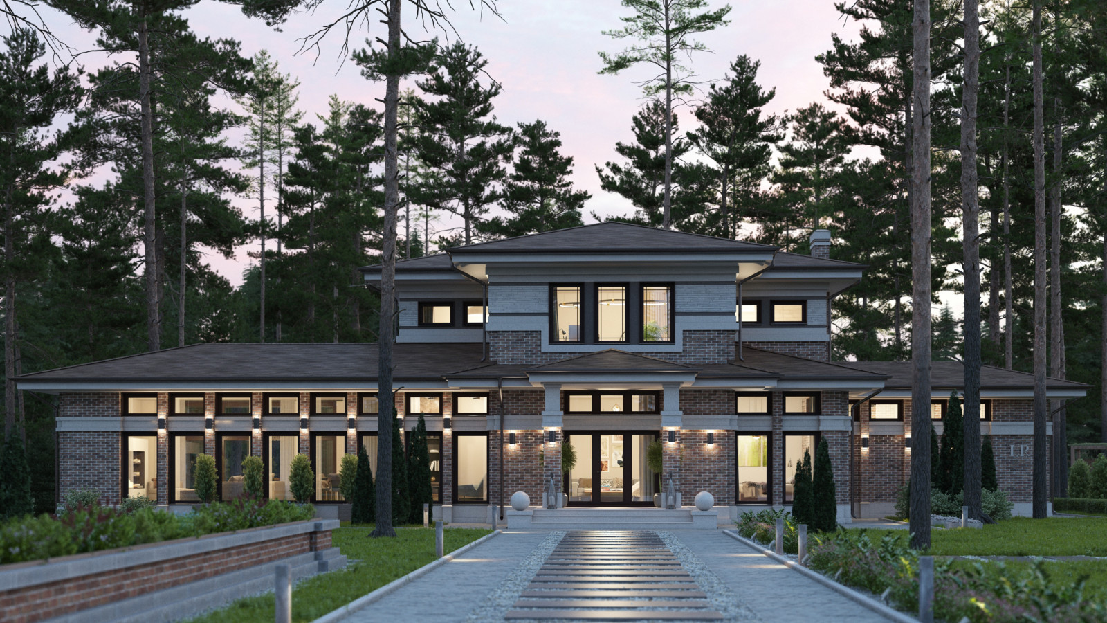 Проект индивидуального жилого дома 004