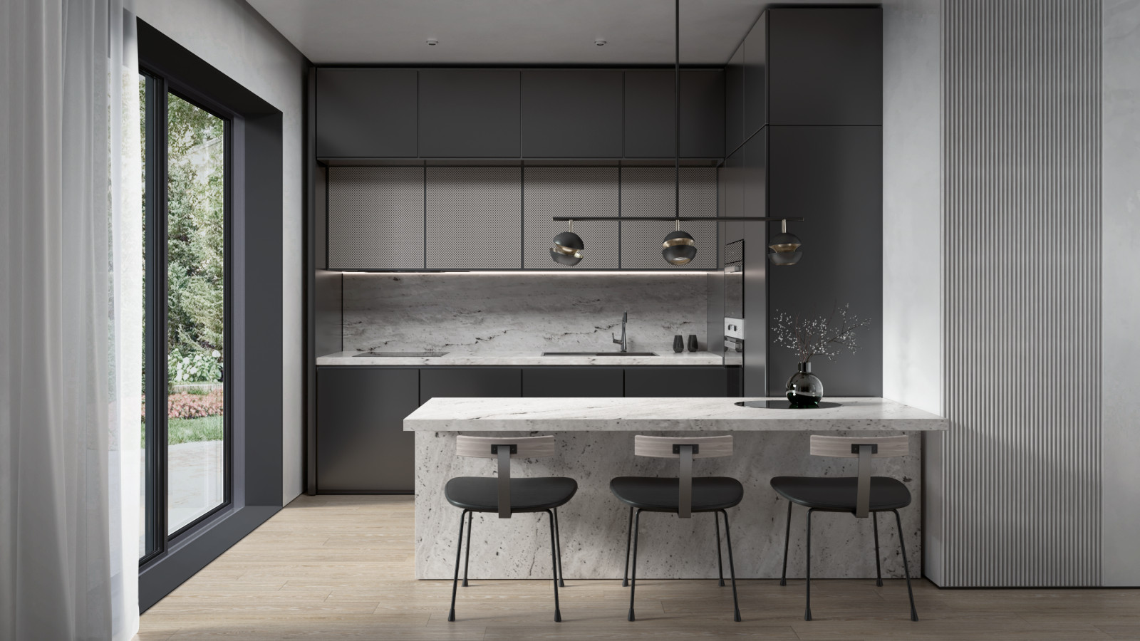 Обложка проекта: Modern monochrome interior