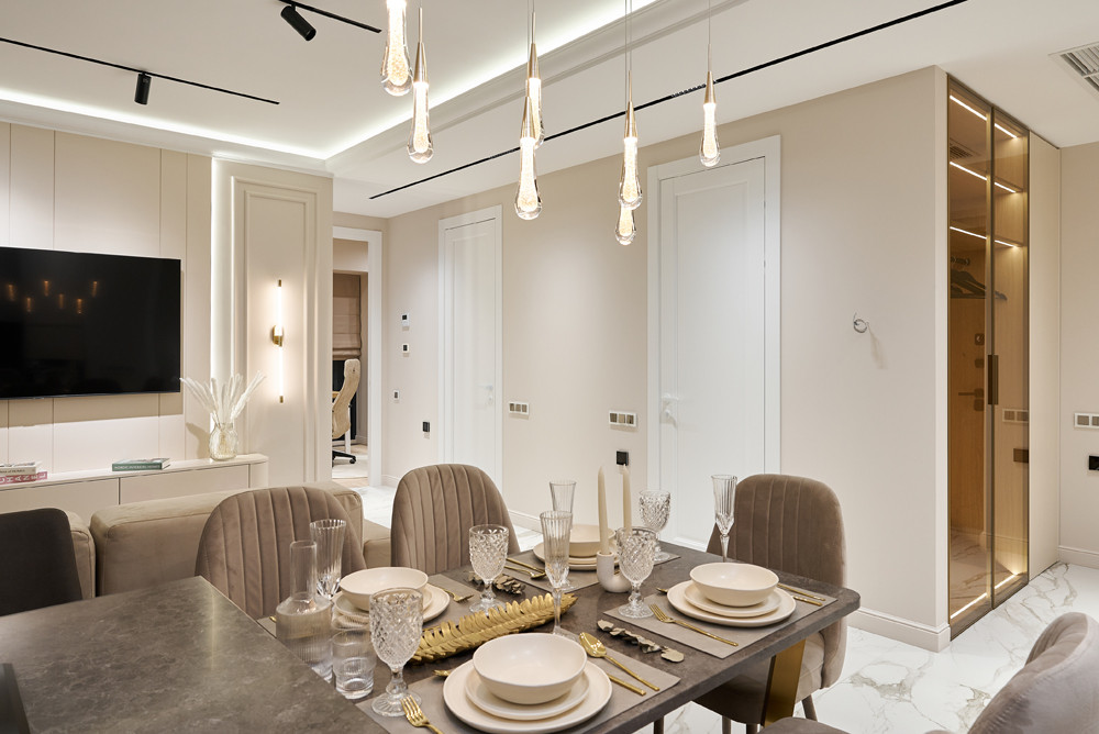 Евро 4-комнатная квартира 130 кв/м с террасой в ЖК «D1»