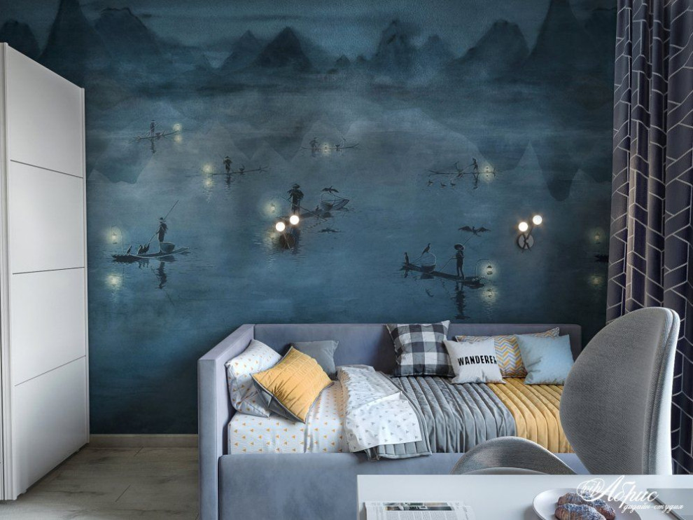 Дизайн интерьера двухэтажного дома (г.Дубна)