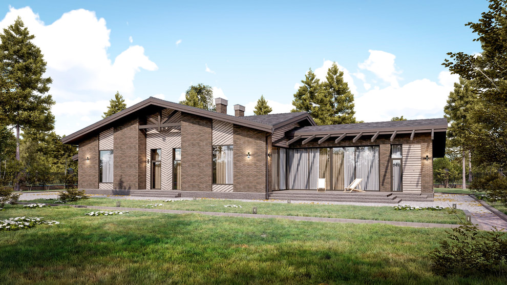 Шале. Общая площадь 400 кв м.