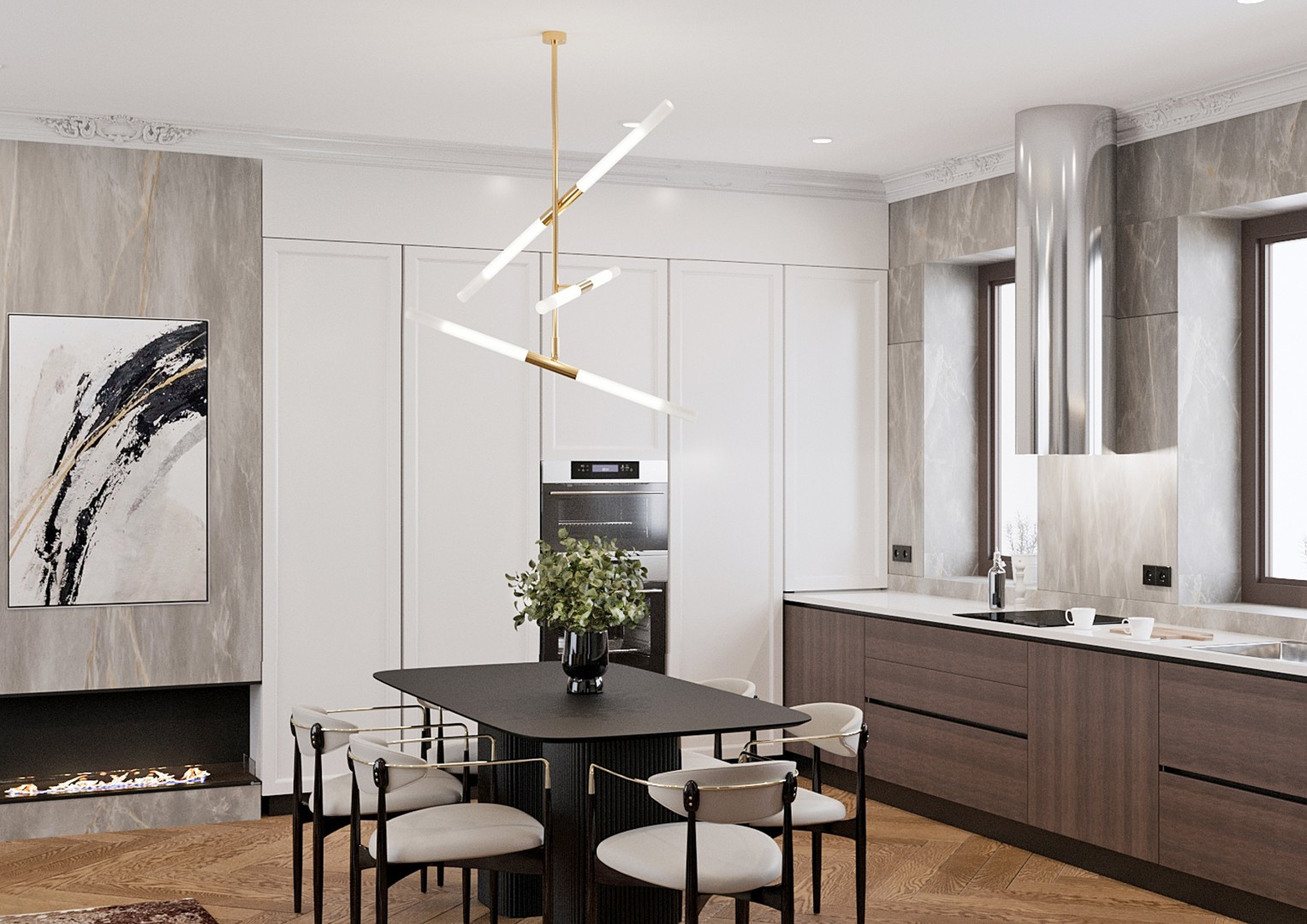 Кухня в стиле современная классика