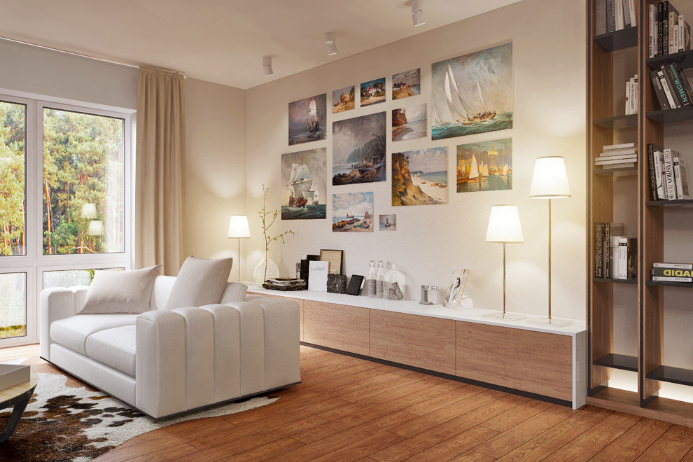 Дом в лесу для постоянного проживания.