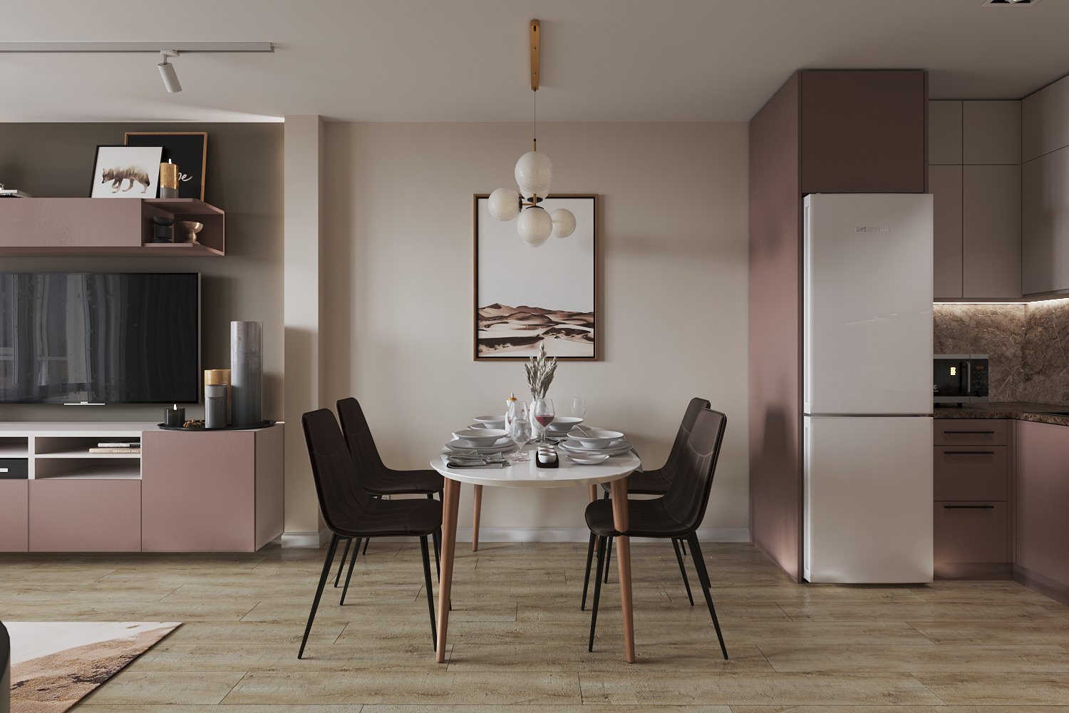 Яркая квартира в ЖК Рубин