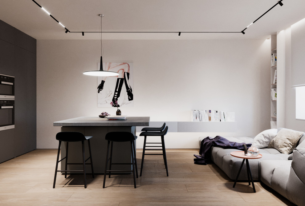 Черно-белая квартира