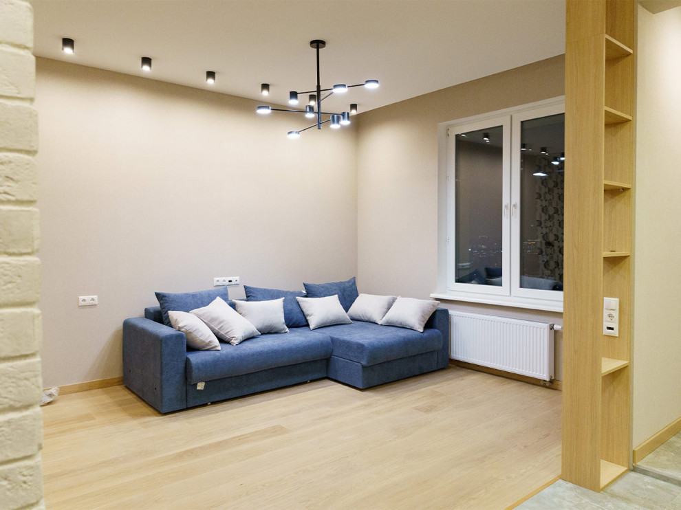 Обложка проекта: Ремонт по дизайн-проекту 38 м² в ЖК Фонвизинский