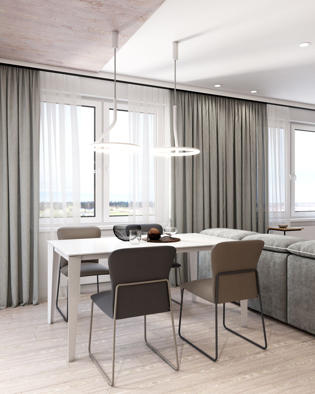 Квартира в Сканди минимализме