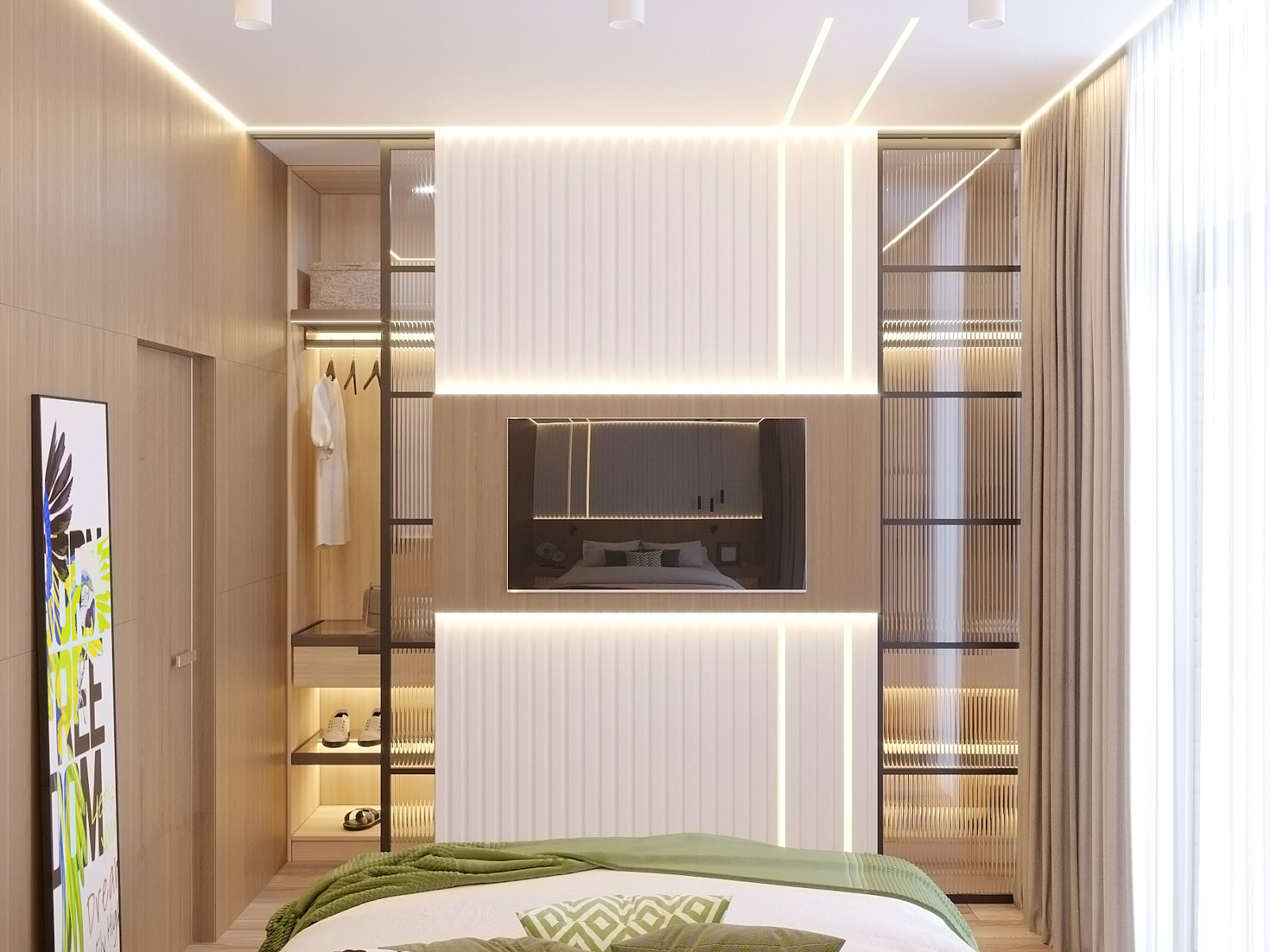 Квартира 90 м.кв. Фьюжн скандинавского и эко стилей