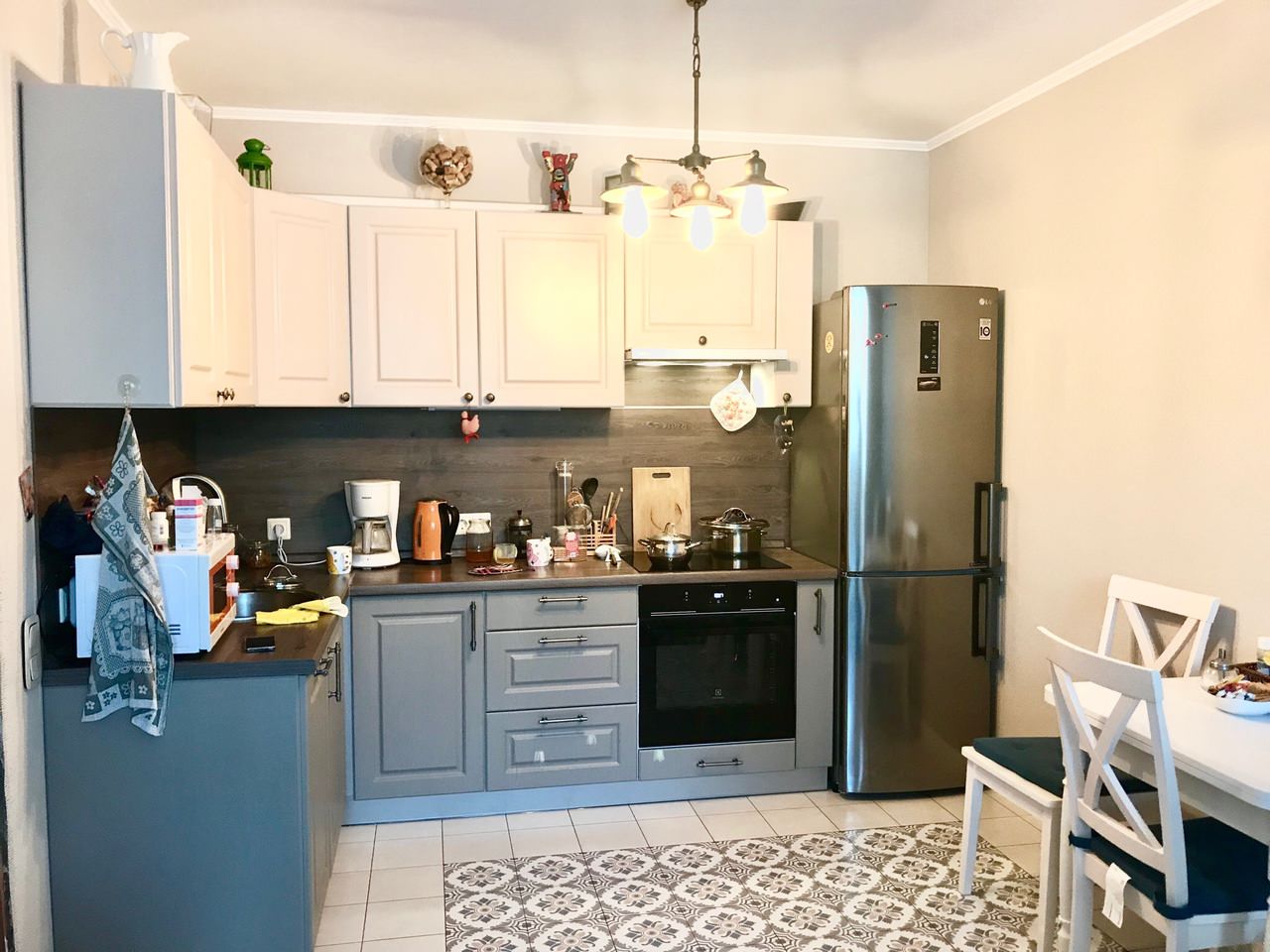 Проект кухни-гостиной в скандинавском стиле