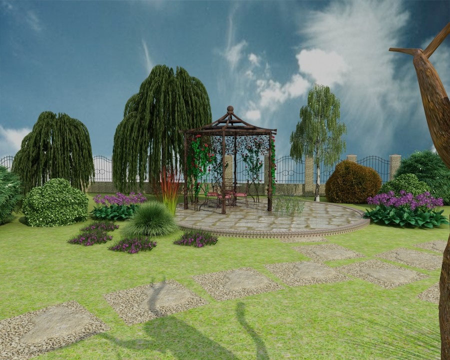 Загородный дом с большим участком