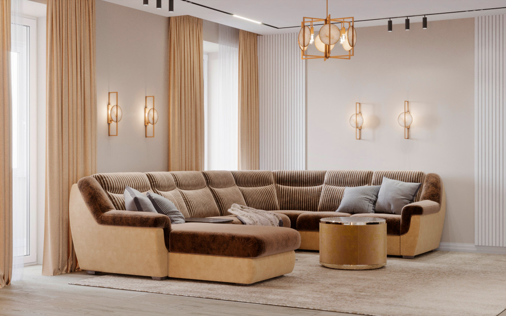 ДИЗАЙН ИНТЕРЬЕРА КВАРТИРЫ В ЖК КАМЕЛОТ, 120 КВ.М