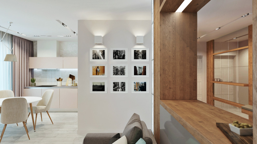 Общая зона с видом на бар