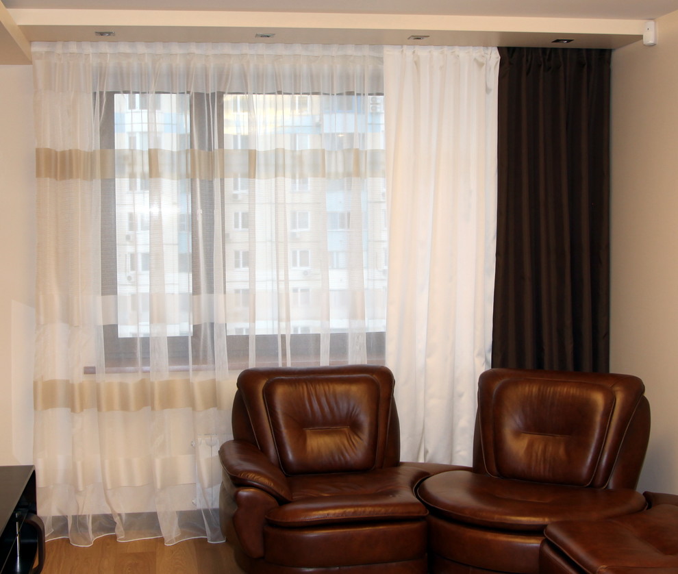 Шторы  в квартиру в современном стиле
