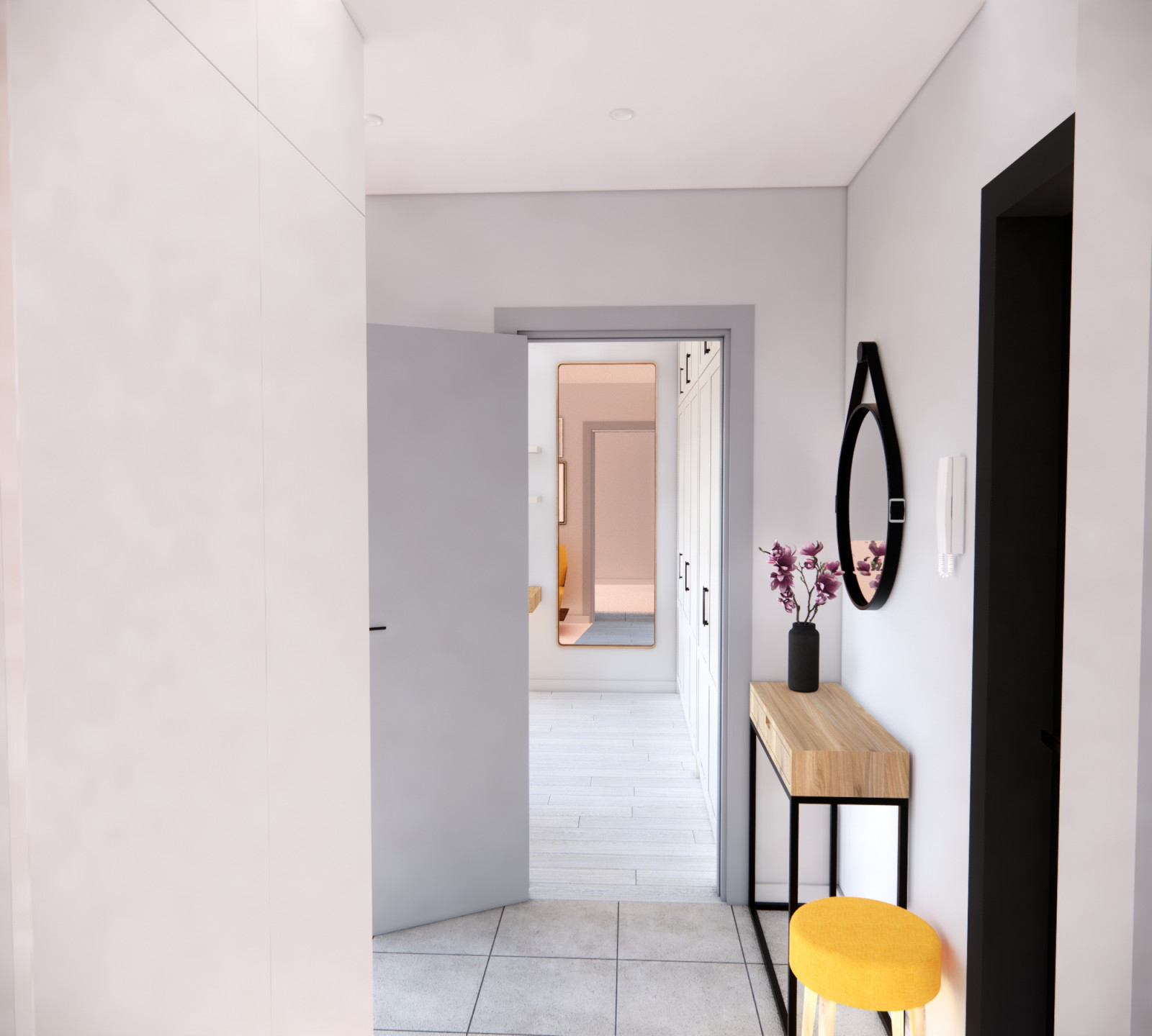 Скандинавская однушка с яркими акцентами