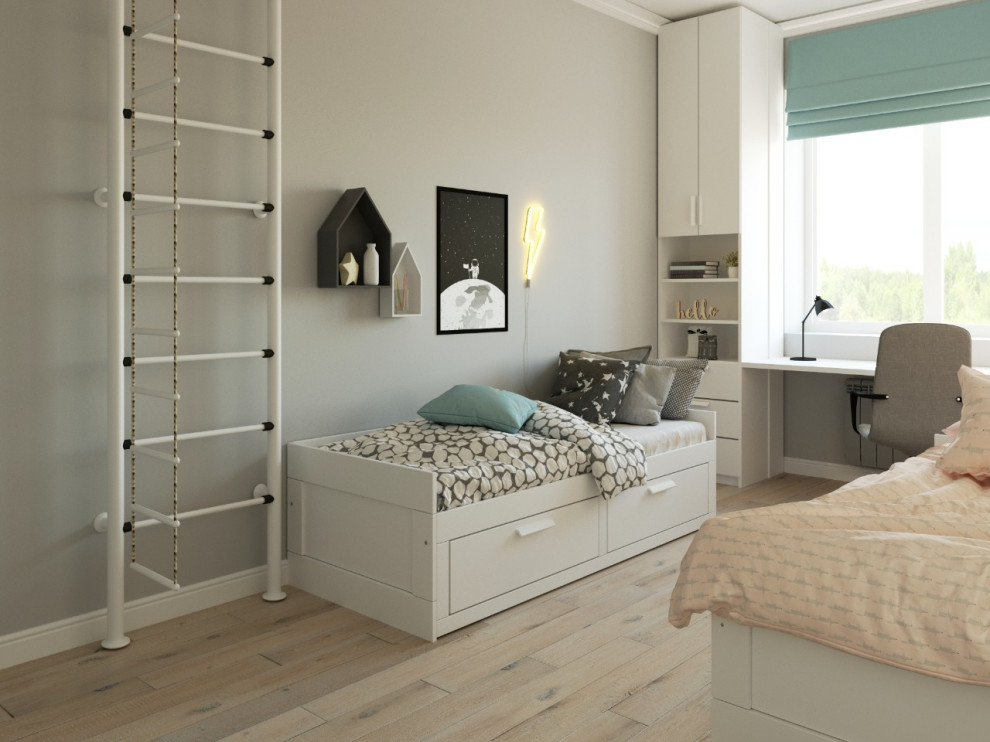 Дизайн проект квартиры 73кв.м. в пос. Зубово ЖК "Зубово-Лайф 2" для семейной