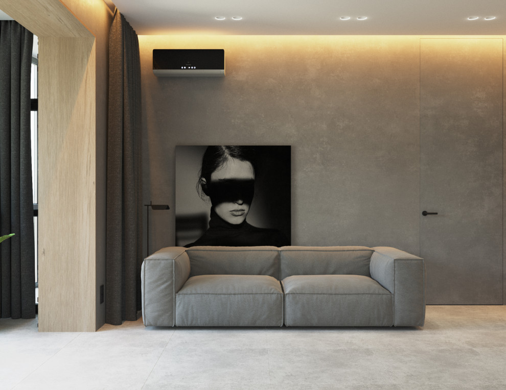 Современная квартира с видом на лес