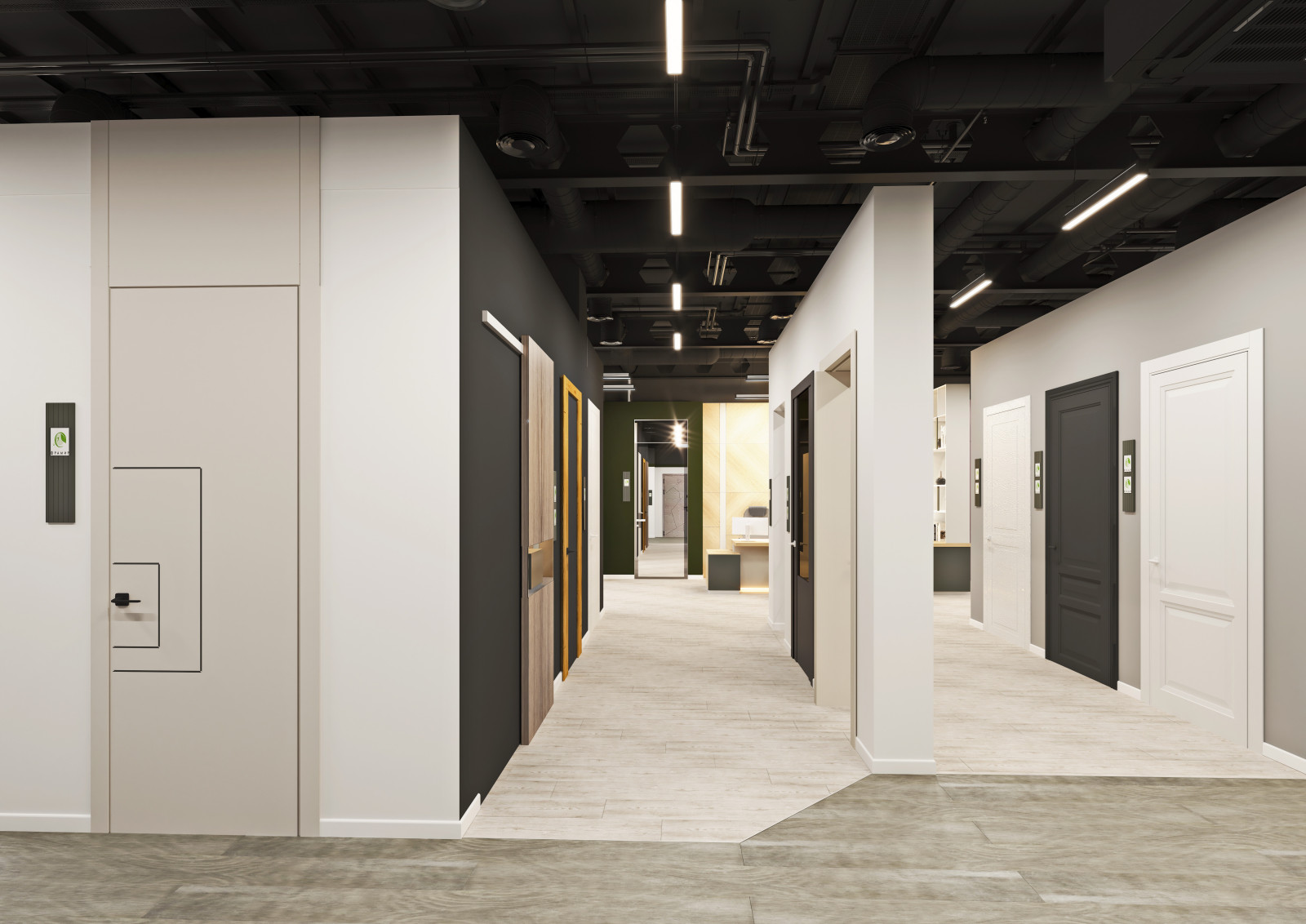 Дизайн салона дверей в Ростове