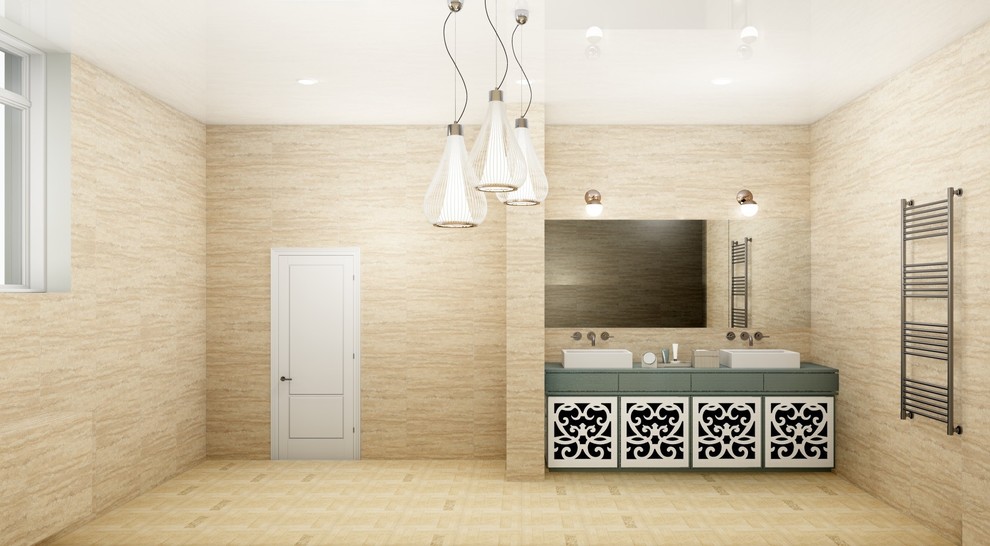 Санузел в стиле фьюжн