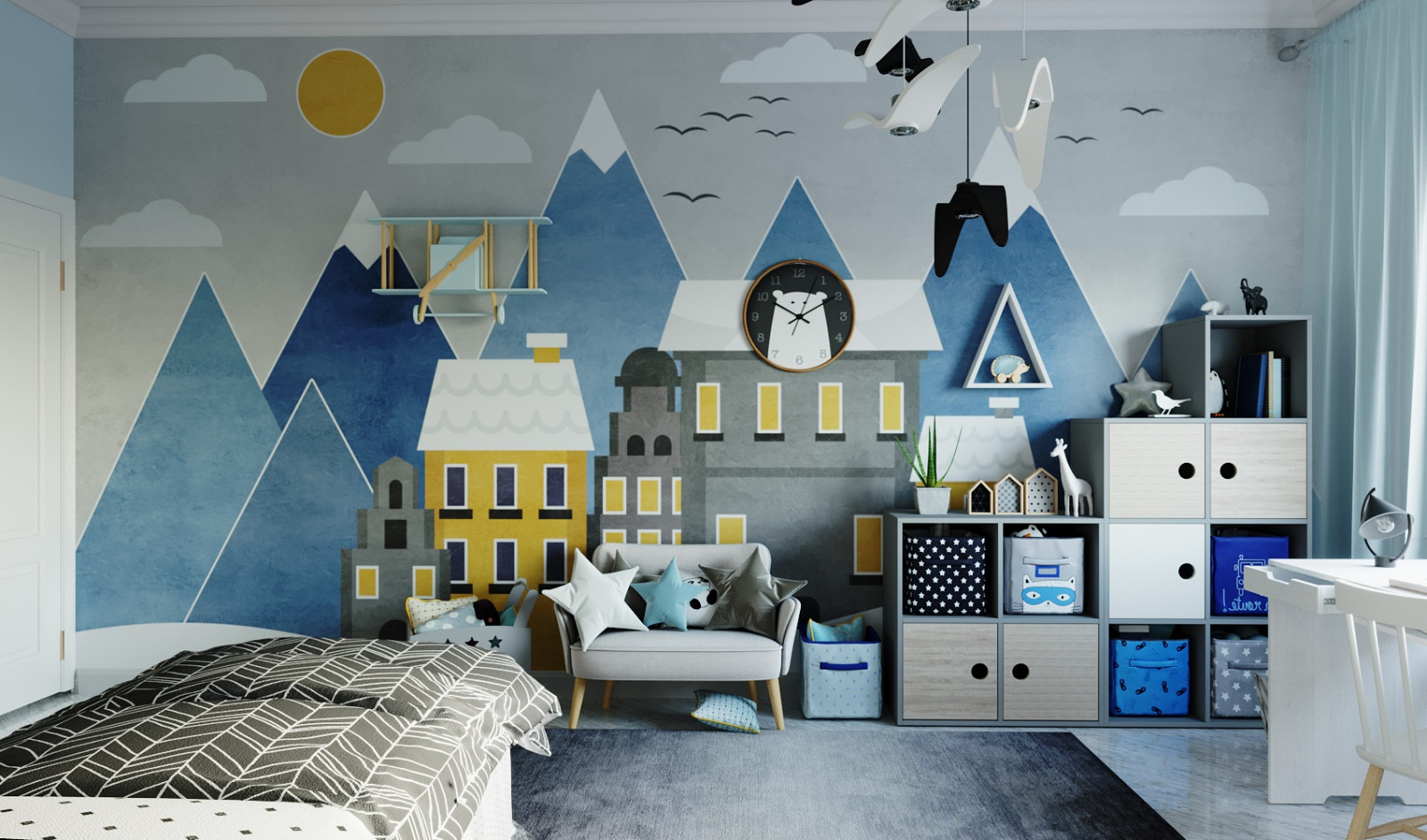 Обложка проекта: Детская комната для мальчика