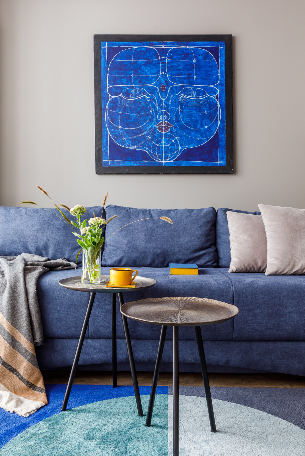 Светлая квартира с яркими акцентами 51 м²