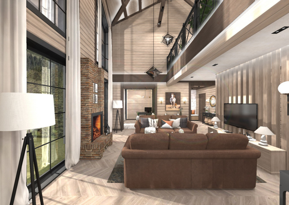 деревянное шале