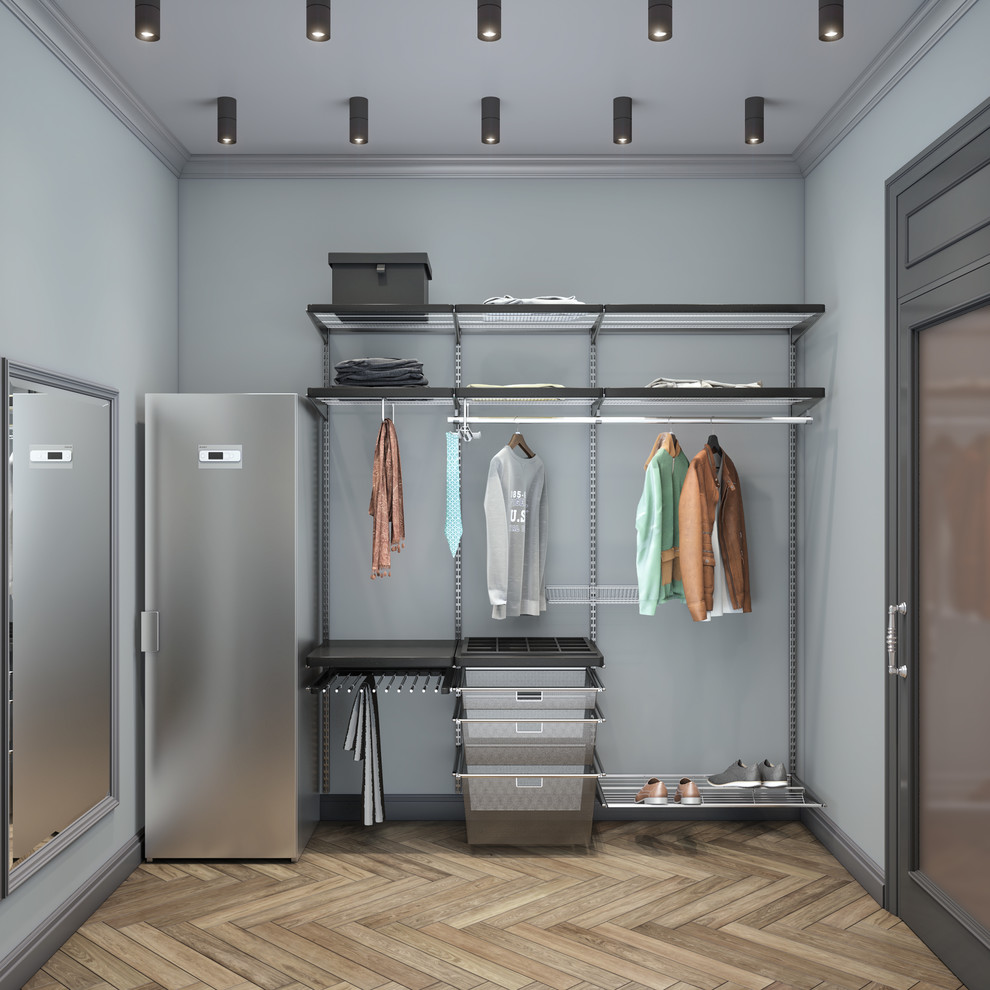 Визуализация квартиры. Серый тон - основной.