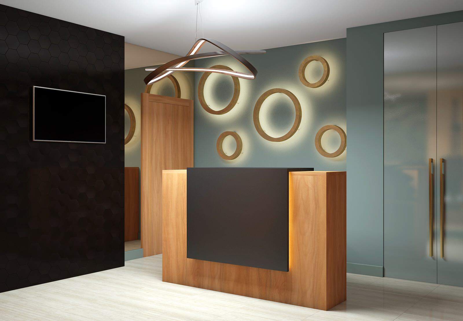 приемная в офисе