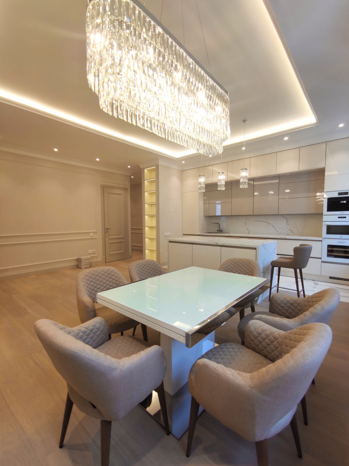 Дизайнерский ремонт 3-к новостройки 116 м2