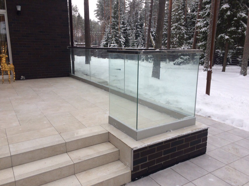 Ограждения террасы по периметру