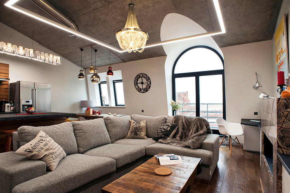 Лофт в мансарде