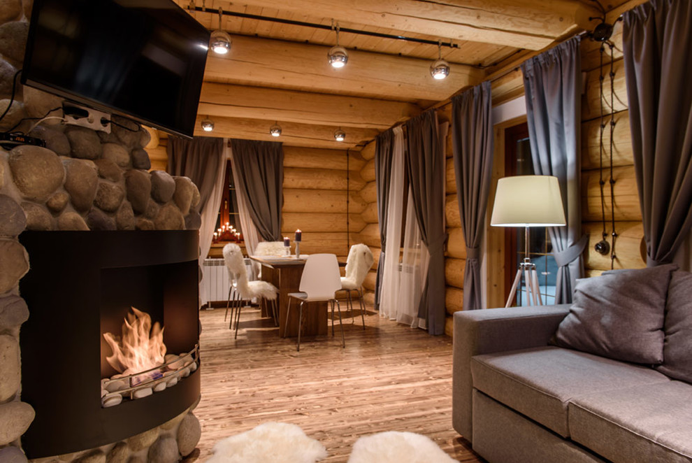 Дом из круглого бревна