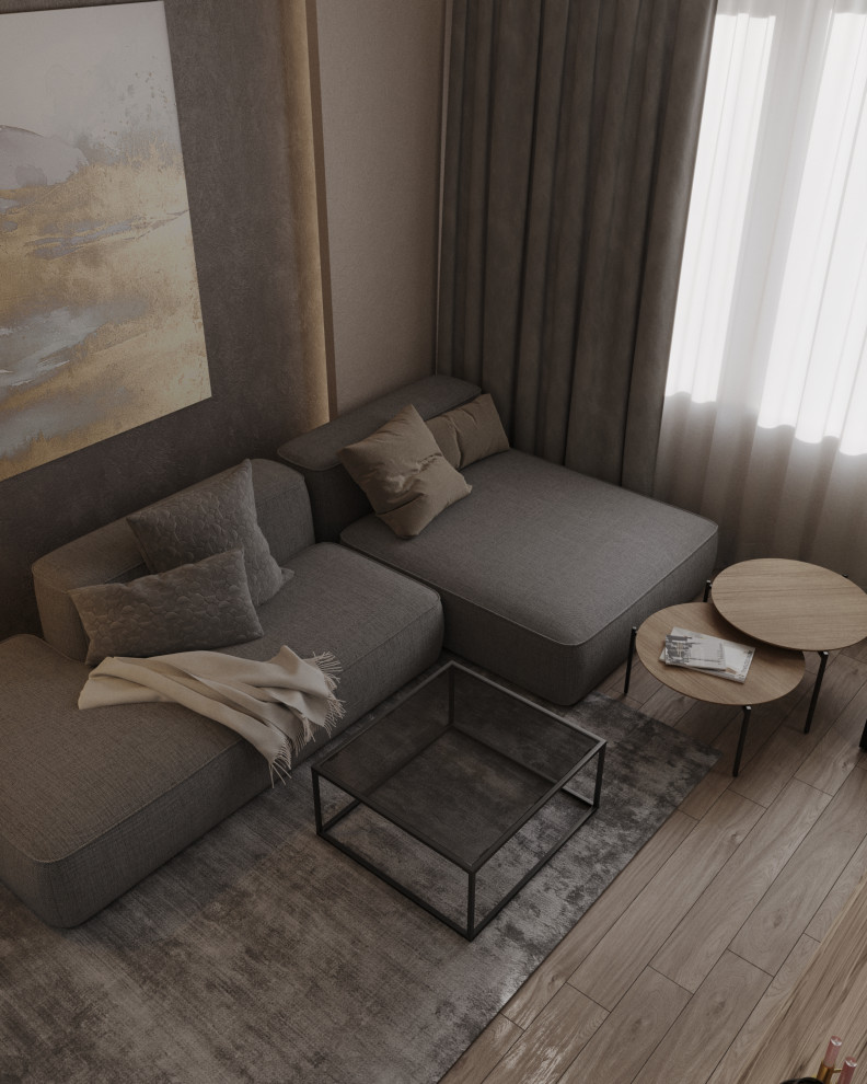 Двухкомнатная квартира с современным дизайном