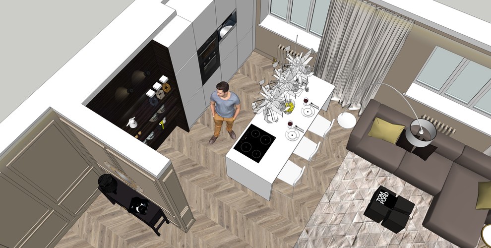 Двухуровневая квартира по ул. Оловозаводская