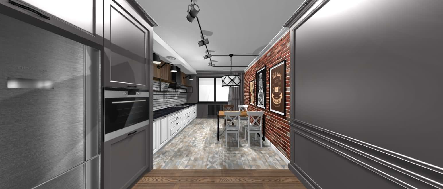 Дом в смешанном стиле