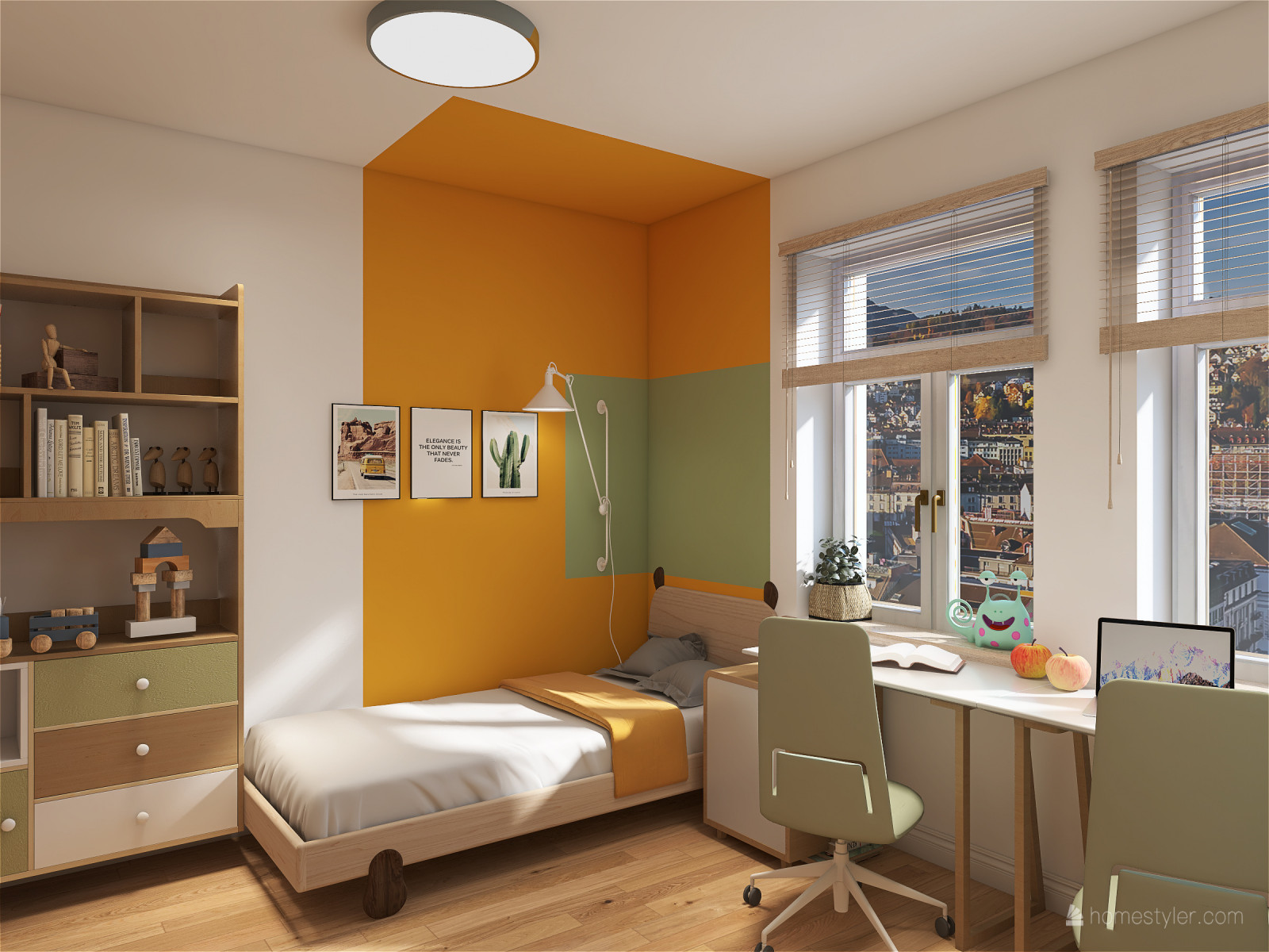 Квартира для большой семьи в скандинавском стиле