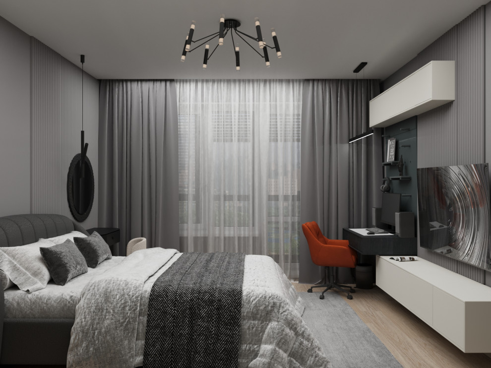 Визуализация дизайн проекта квартиры для студента