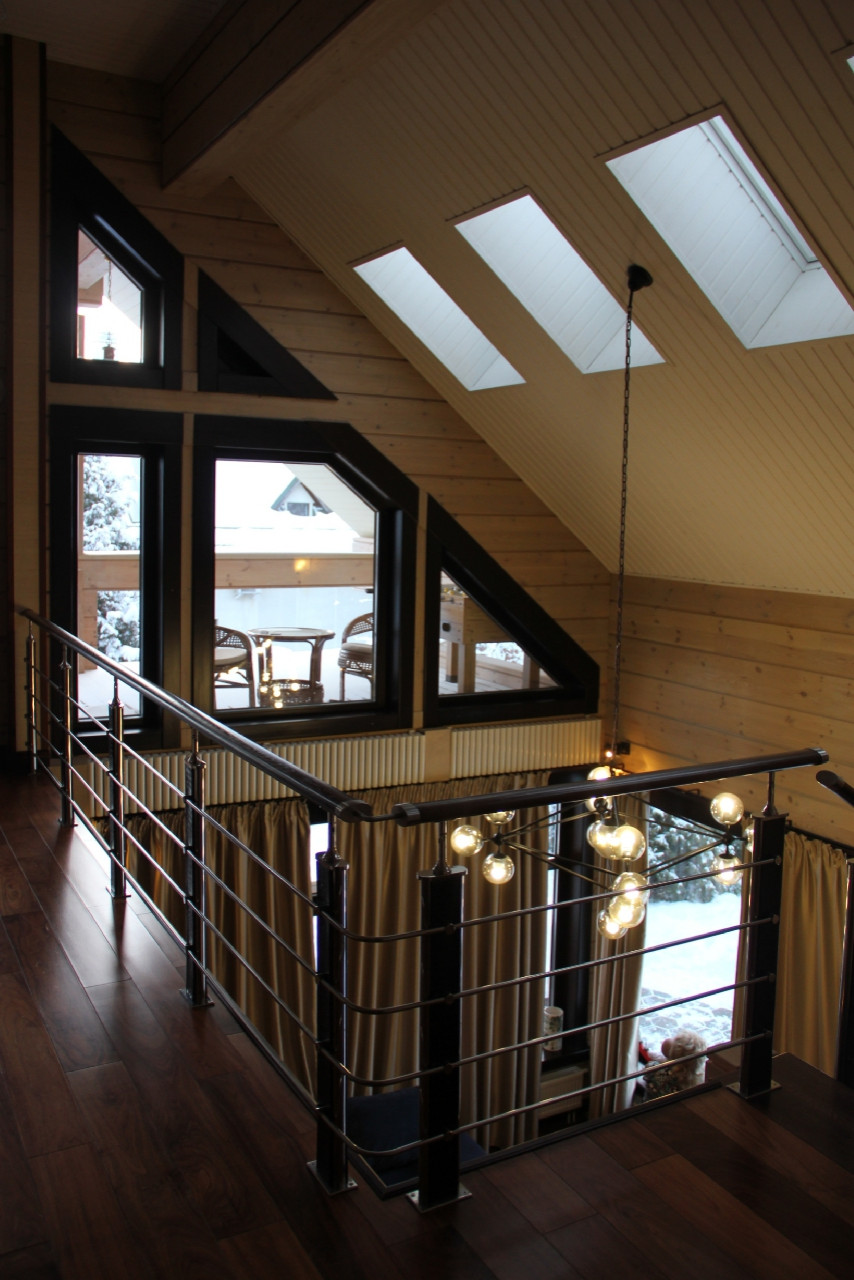 Загородный жилой дом из бруса Ленинградская область