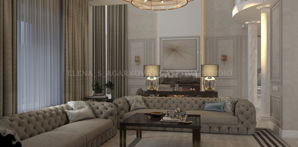 Дом в нюдовых тонах