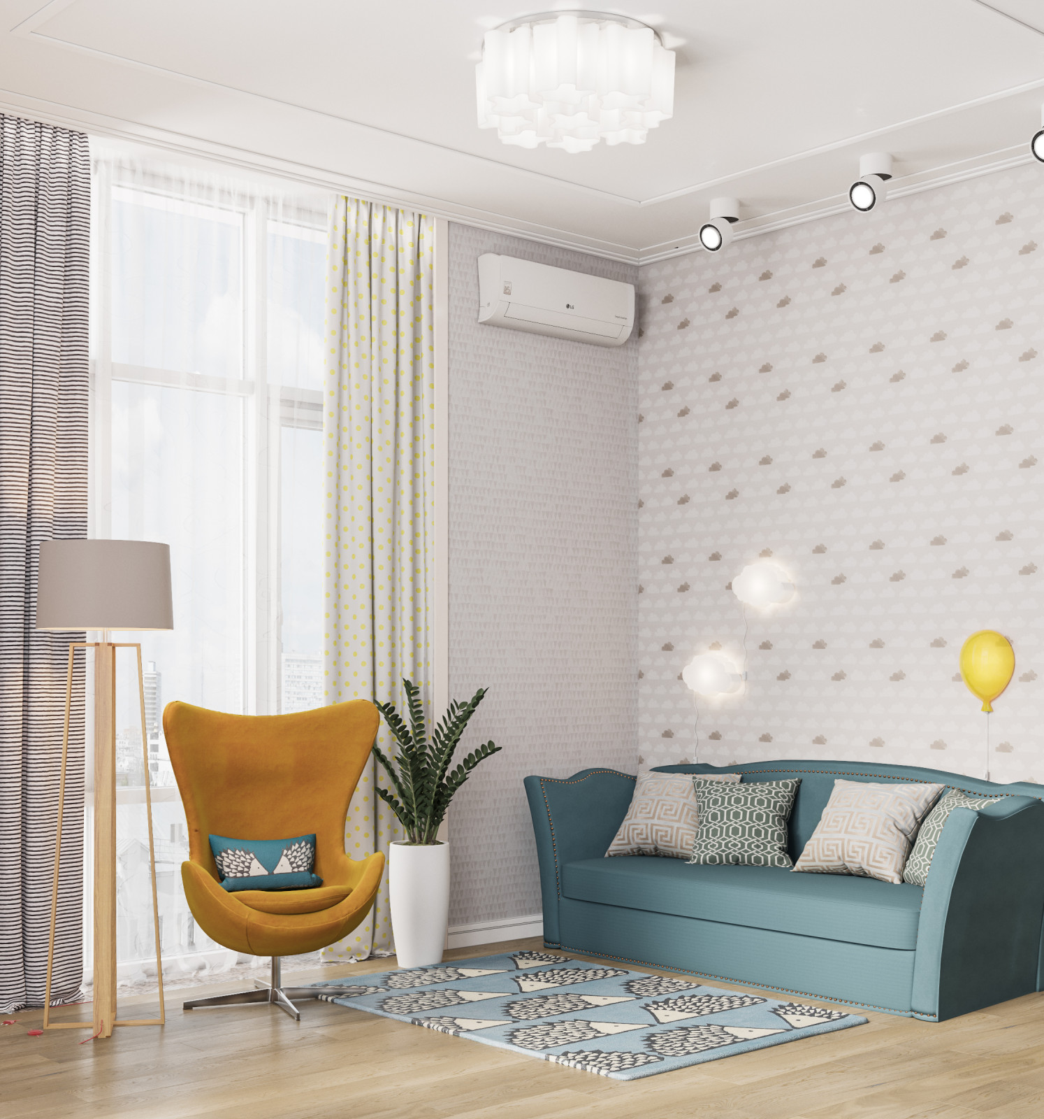 Дизайн проект квартиры "Элегантная роскошь"